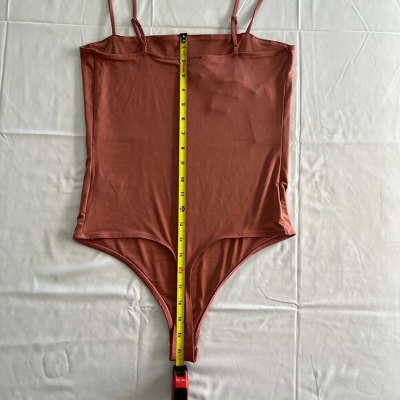 Express Ladies Body Contour Bodysuit Dusty Pink NWT Size XS - Picture 3 of 10